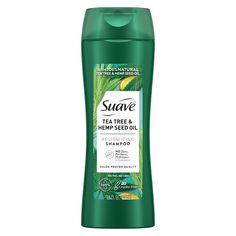 Turn your next shower into a revitalizing escape. Suave Professionals Tea Tree + Hemp Seed Oil Invigorating Shampoo is infused with 100% natural tea tree and hemp oil. Suave Professionals Tea Tree + Hemp Seed Oil Invigorating Shampoo is infused with 100% natural tea tree and hemp oil This shampoo for oily hair works to invigorate the hair and scalp, while its minty fragrance aids in soothing This clarifying shampoo is formulated with the essential oil Tea Tree, plus Hemp Seed Oil, which is known Shampoo For Oily Hair, Natural Tea, Cleansing Shampoo, Natural Teas, Clarifying Shampoo, Hemp Seed, Tea Tree Essential Oil, Oily Hair, Hemp Seed Oil