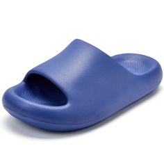 PRICES MAY VARY. Cloud-Like Comfort: Immerse your feet in ultimate softness with our cloud slides. The thick sole feels like walking on clouds, providing unmatched comfort and support for all-day wear. Anti-Slip: The non-slip sole, combined with a wave-shaped anti-skid design,ensures a confident and secure step. Whether you're by the pool, in the gym, or simply at home, our slides offer stability and reliability on any surface. Waterproof and Quiet: These cloud slippers won't squeak awkwardly af Comfortable Non-slip Slides With Round Toe, Comfortable Synthetic Platform Slippers With Rubber Sole, Comfortable Platform Slippers With Rubber Sole, Comfortable Open Toe Foam Slippers, Comfortable Non-slip Foam Sandals, Comfortable Non-slip Sandals, Comfortable Foam Slip-on Sandals, Comfortable Slip-resistant Sport Sandals With Round Toe, Non-slip Open Toe Platform Slippers For Leisure