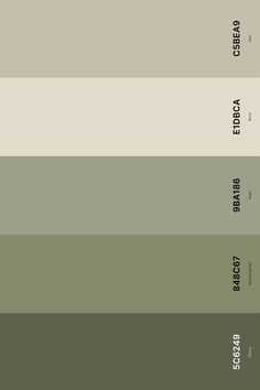 some green and brown colors are in the same color scheme