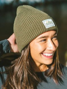 Scale new peaks, stay warm, and venture on in this cozy knit beanie! * Made with Recycled Polyester * Pre-established cuff * Narrow rib knit This isn't your average outdoor gear... Together we pick up one pound of trash for every product sold. Collect Moments, Best Mysteries, Women's Muscle, Carbon Offset, Outdoor Stickers, Best Bud, Outdoor Brands, In The Wild, Mountain Range