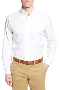 Solid Dress Shirt, Smart Dress, Nordstrom Store, Button Down Collar, Casual Shirt, Dress Shirt, Cotton Shirt, Shirt Style, Casual Shirts