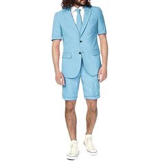 Category:Linen Suits; Embellishment:Pocket; Season:Summer,Spring; Fabric:Linen; Includes:Jacket,Pants; Occasion:Summer,Beach,Wedding; Fit Type:Tailored Fit; Jacket Buttons:Single Breasted Two-buttons; Jacket Pockets:Patch Pocket; Pattern:Solid Colored; Neckline:Notch; Listing Date:04/17/2023; Production mode:External procurement; Pant Length:; Pants Waist:; Shoulder Width:; Bust:; Clothing Length:; Number of Pieces:2 Piece; Design:Classic Wedding Shorts, Blue Linen Suit, Summer Beach Wedding, Gilet Costume, Linen Suits, Summer Suits, Fitted Suit, Tailored Suits, Jacket Buttons