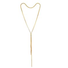 JASMINA LARIAT - Katie Rae Collection Gold Minimalist Lariat Necklace For Formal Occasions, Gold Minimalist Lariat Necklace For Formal Events, Gold-plated Lariat Necklace, Gold Plated Yellow Gold Lariat Necklace, Yellow Gold Plated Lariat Necklace, Minimalist Adjustable Lariat Necklace For Formal Occasions, Adjustable Minimalist Lariat Necklace For Formal Events, Elegant Adjustable Gold-tone Lariat Necklace, Adjustable Yellow Gold Plated Lariat Necklace