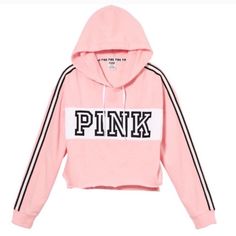 Discontinued Victoria’s Secret Pink From 2017 Oversized Size Small - Would Probably Fit Up To A Large New In Online Purchase Bag. Front Hem Is Raw, Back Hem Is Sewn. Pink, Black, White. ***Please Note: The Word Pink Across The Front Is Slightly Faded (See Last Photo), It Came That Way, This Is New!*** Tiger Hoodie, Yoga Crop Tops, Pink Hoodie Victoria Secret, Sequined Sweatshirt, Joggers Outfit, Quarter Zip Sweatshirt, Black Zip Ups, Running Shirts, Half Zip Pullover