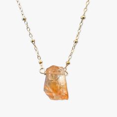 The meaning of citrine is focused on prosperity, joy, and energy. It helps to uplift your mood & reminds you not to let go of your personal power. Raw Citrine crystal pendant approx 15mm x 20mm Choose your favorite chain, refer to listing image to see them~1.5mm 14k gold fill cable, 14k gold fill satellite, sterling silver cable, sterling silver satellite, antique brass ~2.5mm oxidized sterling silver and gunmetal plated silver chains Handmade in Arizona Necklace size guide The satellite chain h Fluorite Bracelet, Raw Citrine, Tarnished Jewelry, Jasper Bracelet, Ray Of Sunshine, Personal Power, Sterling Jewelry, Choker Style, Citrine Crystal