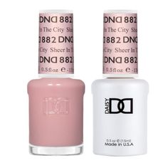 DND - Gel & Lacquer - Sheer In The City - #882 - Gel & Lacquer Polish at Beyond Polish Dnd Nails, Elegant Nail Polish, Nails Stronger, Dnd Nail Polish, Sheer Polish, Opi Nail Colors, Luminous Nails, Dnd Gel Polish, Elegant Nail