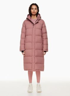 Super World™ THE SUPER PUFF™ LONG | Aritzia US Aritzia Puffer Mid, Super Puff Long, The Super Puff, Puffer Jacket Style, Super Puff, Canadian Winter, Puff Jacket, Down Puffer Jacket, Easy Shape