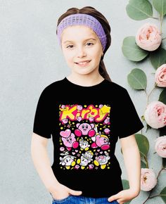 The kids heavy cotton tee is perfect for everyday use. The fabric is 100% cotton for solid colors. Polyester is included for heather-color variants. These fabrics are prime materials for printing. The shoulders have twill tape for improved durability. The collar is curl resistant due to ribbed knitting. There are no seams along the sides.  .: Made with 100%, midweight (5.3 oz/yd² (180 g/m US cotton that feels soft to the touch and a great choice for any season. .: The crew neckline along with the tee's classic fit, deliver a timeless style that is perfect for daily use. .: All t-shirts come with pearlized, tear-away labels for total comfort and a scratch-free experience. .: Made using ethically grown and harvested US cotton. Gildan is also a proud member of the US Cotton Trust Protocol ens Kawaii T-shirt With Character Print For Fans, Kawaii T-shirt With Cartoon Print For Fans, Kawaii Cartoon Print T-shirt For Fans, Cartoon Style Cotton Top With Letter Print, Cotton Cartoon Style Tops With Letter Print, Cotton Cartoon Print Tops, Fun Anime Print Crew Neck T-shirt, Cotton Cartoon Character Print Tops, Cotton Cartoon Tops With Character Print