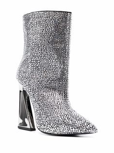 Funky Boots, Ankle Length Boots, Jessica King, Disco Queen, Boots Silver, Streetwear Fashion Women, Philipp Plein, Stage Outfits, Bridal Couture