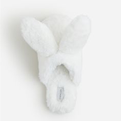 Nwt Jcrew Bunny Slippers. Great For Spring! Kids Bunny Slippers, Jcrew Kids, Bunny Slippers, White Bunny, Kids Shoes, J Crew, Kids Shop, Color White, Slippers