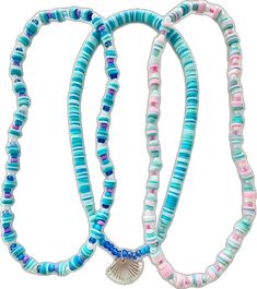 Trendy Turquoise Necklace With Round Beads, Trendy Strand Jewelry For Beach Season, Trendy Turquoise Jewelry For Vacation, Cute Pink Summer Necklaces, Trendy Strand Jewelry With Colorful Beads, Handmade Trendy Jewelry For Beach Season, Trendy Handmade Jewelry For Beach Season, Handmade Blue Summer Jewelry, Handmade Summer Blue Jewelry