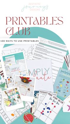 the printables club is full of fun activities for kids to do with their friends