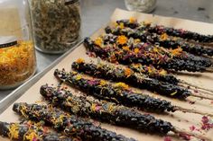 Crystal Smudge Stick, Samhain Crafts Pagan, Mullein Candle Diy, Mullein Torch Diy, Diy Ritual Candles, How To Make Smudge Sticks Diy, Mullein Candle, Samhain Crafts Diy, Mullein Torch