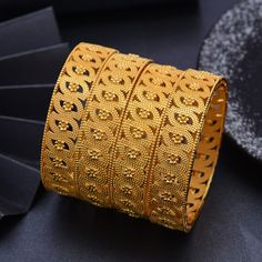 Afraic Jewelry- 24k 1Pcs Gold Color Bangles For women African bridal Bangles Bracelets Gold wedding gifts Ethiopian Bangles jewelleryModel Number:3256801599135949Our product is a relatively high-end product, the gold plating can be used with confidence. It is a practical product for your party wedding birthday party. Gold jewelry makes your life more fun and beautiful. We have been working hard to dear. Provide more and better products Jewellery Model, African Gold, Moroccan Jewelry, Bangles For Women, Bridal Bangles, Bangles Bracelets, Floral Butterfly, Jewelry Model, Bracelet Cuff