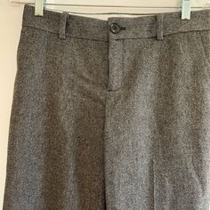 Nwt! Banana Republic Black Tweed Martin Pants. Fully Lined. Zipper/Button Closure With Belt Loops. Front Pockets And Faux Back Pockets. Size 4. 30 Inch Waist, 32.5 Inch Inseam, 9 Inch Front Rise, 12.5 Inch Back Rise, 9.5 Inch Leg Opening