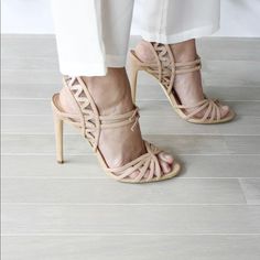 Breeze Sandals In Nude Because At Some Point We Will Go Out Again ... Beige Sandals With 4-inch Heel For Summer, Elegant Sandals With Wrapped Heel For Vacation, Elegant High Heel Lace-up Sandals For Vacation, Elegant High Heel Sandals For Vacation, Chic Lace-up Sandals With 4-inch Heel For Summer, Feminine Strappy Sandals For Summer, Elegant Beach Heels With Heel Strap, Elegant Vacation Heels With Heel Strap, Elegant Heels With Heel Strap For Vacation