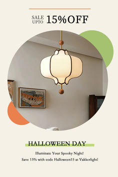 the halloween sale is up to 50 % off on furniture and decor items, including lamps