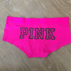 Nwt Vs Pink Boy Shorts Size Large Vs Pink Pajamas, Pink Boyshorts, Red Lace Bralette, Pink Tye Dye, Pink Lace Bra, Victoria Secret Pink Bras, Pink Lace Bralette, Blue Bra, Pink Bralette