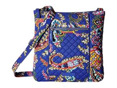 Vera Bradley Iconic Hipster (Romantic Paisley) Handbags. Beauty and ingenuity are crafted into every Vera Bradley piece  adding brightness  fun  and functionality wherever you go. Hipper than ever  the new Hipster from Vera Bradley has a fresh  curved shape and roomier interior. All printed bags are made of cotton. Solid color bags made of microfiber. Top zip closure keeps your personal items secure. Single adjustable cross b #VeraBradley #BagsandLuggage #Handbag #GeneralHandbag #Pink Hipster Bag, Navy Camo, Printed Bags, Vera Bradley Backpack, Sneakers Boots, Zipper Bags, Crossbody Purse, Free Clothes, Recycled Cotton