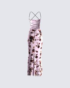 From brunch with the girls, to a date night out - this floral maxi dress can do it all 🌺 Made from a velvet burnout, and complete with a cowl neck and a crisscross strappy back tie that allows you to make the look as snatched as you want 😌 Glamorous Floral Print Maxi Dress For Prom, Maxi Dress With Crisscross Straps For Date Night, Spring Maxi Dress With Crisscross Straps For Night Out, Floral Print Spaghetti Strap Maxi Dress For Prom, Party Maxi Dress With Crisscross Straps, Fitted Maxi Dress With Crisscross Straps For Night Out, Maxi Length Dress With Crisscross Straps For Date Night, Spring Maxi Dress With Crisscross Straps For Date Night, Elegant Maxi Dress With Crisscross Straps For Spring