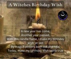 Witch Rituals, Grimoire Book, Candle Magick, Witch Spell Book, Birthday Wishes For Myself, Birthday Wish, Birthday Blessings