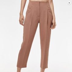 Aritzia Wilfred Chambery Pants In Nutmeg Size 00. Brand New Without Tags! Not Worn, No Flaws. Excellent Condition Like New. $148 Retail Price! Nutmeg Size 00 Waist 12.5" Rise 10.5" Inseams 23.5" Fitted Pink Pants With Welt Pockets, Pink Fitted Bottoms With Welt Pockets, Tailored Pink Ankle Pants, Tailored Ankle-length Pink Pants, Pink Tapered Leg Dress Pants For Work, Chic Pink Tapered Leg Pants, Pink Fitted Ankle-length Dress Pants, Spring Tailored Trousers, Pink Tapered Leg Bottoms For Work