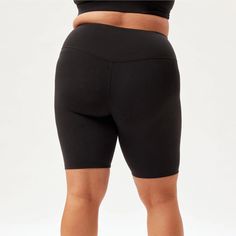 Score the best discounted overstock and returns at unbeatable prices on Bazar! Save this perfectly good piece of garment from becoming textile waste. Compressive Black Biker Shorts For Cycling, Black Cycling Shorts Activewear, Versatile Black Biker Shorts For Yoga, Black Short-length Cycling Activewear, Black Recycled Polyester Activewear Short Length, Black Recycled Polyester Activewear Shorts, Black Recycled Polyester Short Length Activewear, Black Short Length Activewear In Recycled Polyester, Workout Black Recycled Polyester Shorts