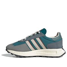 (WMNS) adidas originals Retropy E5 'Grey Legacy Teal' IG1579 Gray Adidas Sneakers For Jogging, Gray Three Stripes Sneakers For Streetwear, Casual Gray Sneakers With Three Stripes Branding, Adidas Gray Sneakers With Three Stripes, Adidas Gray Sneakers With Three Stripes Branding, Fashion Performance, Stylish Sneakers, Adidas Originals, Perfect Pair