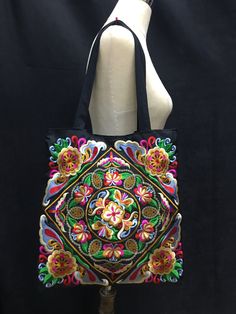 Embroidery Tote bag. Made to order. Different pattern for your selection. Embroidery And Stitching, May 20, Different Patterns, Etsy Accessories, Accessory Gift, Electronic Accessories, Tote Bag, Purses And Bags, Embroidery