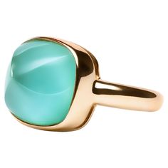 Alex Jona design collection, hand crafted in Italy, 18 Karat rose gold ring set with a sugar loaf quartz over turquoise, weighing 4 carats. Size US 6, can be sized to any specification. Dimensions: H x 29 mm, W x 29 mm, D x 11 mm - H x 0,82 in, W x 1,14 in, D x 0,4 in. Alex Jona jewels stand out, not only for their special design and for the excellent quality of the gemstones, but also for the careful attention given to details during all the manufacturing process. Alex's passion for jewels flows in splendid pieces entirely hand-crafted according to the best goldsmith Italian tradition. This piece will arrive at your door beautifully gift wrapped in Alex Jona boxes, put inside an elegant pouch or jewel box. OUR STORY Walking past number eight of Via Bogino, Palazzo Balbo di Vinadio, a baro Elegant Pouch, Rose Gold Ring Set, Gold Ring Sets, Jewel Box, Design Collection, Special Design, Manufacturing Process, Ring Set, Rose Gold Ring