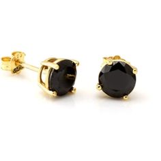 925 Sterling Silver With Gold Plated: Our Stud Earrings And Posts Are All Made Of 925 Sterling Silver With High Cost Gold Plating Surface. These Safe Materials Have Low Sensitivity And Oxidation Resistance. Quality Materials And Perfect Workmanship - 10 Years Of Refined Foruiston Craftsmanship. Gem-Quality Cubic Zirconia: This Black Round-Cut Stud Earrings In Four-Prong Settings With 14k Gold Plated Sterling Silver. A Gem-Quality 5a Black Cubic Zirconia Is In The Middle Of It. Item No: Fm15 Paris Jewelry, Stud Earrings For Men, Yellow Tone, Earrings Round, Onyx Earrings, Cz Stud Earrings, Round Stud Earrings, Men Earrings, Stud Earrings Set