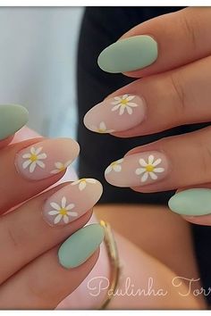 Nails Kids, Spring Nails Ideas, Spring Break Nails, Simple Spring Nails, Nails Dip, Spring House, Nails Classy