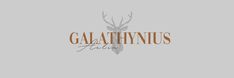 the logo for galat hynus, an antelope - like animal