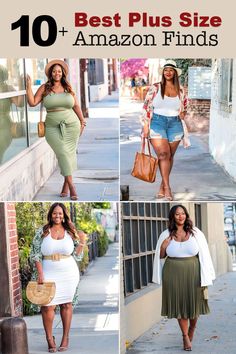 Women’s Plus Size Summer Outfits, Casual Summer Outfits For Plus Size, Summer Outfit For Curvy Women, Plus Size First Date Outfit Summer, Casual Dinner Outfit Summer Plus Size, Winery Outfit Spring Plus Size, Amazon Curvy Fashion, Plus Size Summer Party Outfits, Plus Size Cookout Outfit