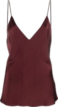 Formal V-neck Camisole, Silk V-neck Top For Night Out, Formal Silk Camisole, Formal Satin Camisole, Formal Silk Camisole Top, Formal Satin Sleeveless Camisole, Brown Sleeveless Evening Tops, Formal Silk Sleeveless Camisole, Chic Formal Satin Camisole