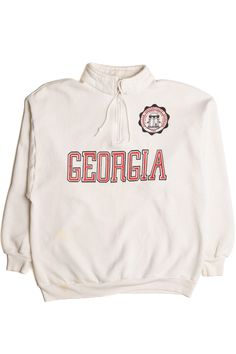 University of Georgia Sweatshirt 8521 Georgia Sweatshirt, University Of Georgia, Vintage Apparel, Georgia, Vintage Outfits, University, Sweatshirts, Clothes