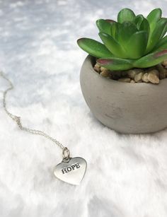 Hope quote when you have hope anything is possible Hope Diamond Necklace, Hope Gifts, Hope Necklace, Message Of Hope, On The Horizon, Anything Is Possible, Hope Is, Free Gift Wrapping, The Horizon