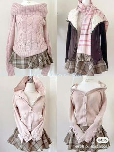 Himekaji Outfits, Sleeveless Puffer, Kawaii Fashion Outfits, Creation Couture, Pink Outfits, 가을 패션, Kawaii Clothes, Girly Outfits