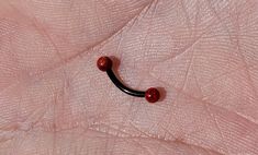 "Black Color Eyebrow Ring With Red Opals Specs: Gauge  18g 16g Length.... 6mm (1/4\"), 8mm (5/16\"), 10mm (3/8\") Ball Size.. 3mm Both Thread Externally Threaded  Material... 316L Stainless Steel Color Red Opal Gem N/A Neither UPS nor USPS guarantee their transit times, and delays do happen from time to time. Visit our store https://www.etsy.com/shop/GeauxJewelry" Tongue Piercing Bars, Red Eyebrows, Eyebrow Piercing Jewelry, Eyebrow Rings, Piercing Eyebrow, Conch Stud, Fit Checks, Eyebrow Jewelry, Black Eyebrows