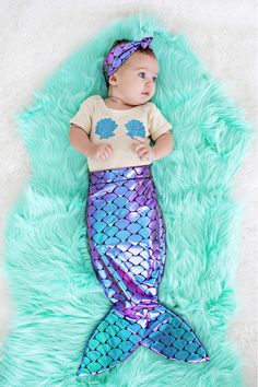 Mother + Daughter Mermaid Costume DIY Infant Mermaid Costume, Mother Daughter Mermaids, Mother Daughter Costumes, Baby Mermaid Costumes, Mermaid Clothes, Baby Mermaid Outfit, Mermaid Halloween Costumes, Diy Mermaid