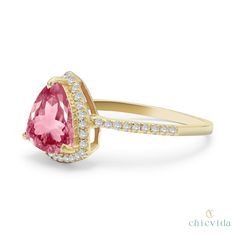 DetailsMade to orderMaterial: 14k/18k goldColor Options: Yellow Gold, White Gold, Rose Gold,★ Center Stone:Pink Tourmaline, TrillionSize: 9 mmApprox Weight (Ct): 2.31★ Band Stones:Diamond/Moissanite, RoundSize: 1.2 mm * 42 No.sApprox Weight (Ct): 0.36 Phone Items, Pink Tourmaline Ring, Tourmaline Stone, Tourmaline Ring, Recycled Gold, White Rose Gold, Fine Jewellery, Pink Tourmaline, Stone Ring