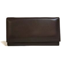 LEATHER WALLET FOR WOMAN  Looking for a wallet with plenty of room to fit all of your cash, cards, and coins that will last a lifetime? If so, you'll love this beautiful wallet crafted from  * GENUINE COWHIDE LEATHER !  * HANDMADE  by talented  artisans, this wallet features 6 card slots, and 8 bill compartments. * MINIMALIST DESIGN that is as attractive as it is tough. This wallet is sure to last many years with proper care and will effortlessly match any handbag.    Product features: 💮6 card Business Clutch Wallet With Coin Pocket, Modern Brown Clutch Wallet, Trifold Coin Purse For Everyday Use, Modern Brown Wallet With Interior Key Chain Holder, Everyday Clutch Wallet With Coin Pocket, Rfid Blocking Clutch Wallets For Everyday Use, Brown Bifold Clutch With Zipper Closure, Brown Rfid Blocking Coin Purse, Brown Trifold Coin Purse For Travel