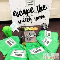 Escape the Speech Room - WHAT IS SLP? by SLPTalk with Desiree | TpT Better Speech And Hearing Month Ideas, Better Hearing And Speech Month, Team Building Activity, Speech Games, Tech Projects, Speech And Hearing, Speech Articulation, Play Therapy Techniques, School Speech Therapy