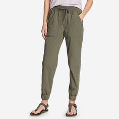 Women's Sightscape Horizon Pull-on Joggers | Eddie Bauer Eddie Bauer Women Outfits, Sustainable Textiles, Outdoor Pants, Eddie Bauer Women, Joggers Womens, Clothing Hacks, Vacation Outfits, Outdoor Woman, Eddie Bauer