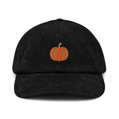 Stay warm and stylish this fall with our cozy corduroy hat featuring an adorable pumpkin design! Available in four beautiful colors, this hat is the perfect addition to any autumn outfit. The adjustable strap ensures a comfortable and secure fit for any head size. Whether you're out pumpkin picking or enjoying a cozy night by the fire, this hat is sure to keep you feeling snug and looking great! * 100% cotton corduroy * Soft, unstructured crown * Cotton twill sweatband and taping * Adjustable bu Thanksgiving Hat, Fall Hat, Corduroy Hat, Pumpkin Gift, Pumpkin Hat, Pumpkin Picking, Fall Hats, Cozy Hat, Fall Winter Wardrobe