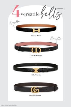 Gucci Belt Styling, Classy Belts For Women, Celine Belt Outfit Women, Best Belts For Women, Must Have Belts For Women, 2024 Belt Trends, Old Money Belts Women, Belt For Dress Ideas, Designer Belt Outfit