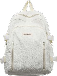 Functional Backpack, Color White, Composition, Backpacks, Size Medium, White, Color