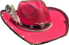 Red Western Hat For Kentucky Derby, Red Western Hat For Western-themed Events, Western Red Hat For Country Events, Red Adjustable Hat For Western-themed Events, Red Western Style Hat Band For Rodeo, Red Western Hat Bands For Rodeo, Red Western Hat Band For Kentucky Derby, Red Western Hat Bands For Country Events, Red Western Style Hat Bands For Kentucky Derby