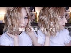 Curling Short Hair: 7 Methods and Must-Have Products – Healthy Newz Messy Waves Hair, Loose Waves Hair Tutorial, Curl Short Hair, Beachy Waves Hair Tutorial, Beach Waves Hair Tutorial, Beachy Waves Hair, Short Hair Waves, Wavy Hairstyles Tutorial, Beach Wave Hair