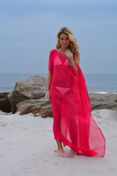 Solemare kaftan beach coverup beach kaftan caftan by solemareny, $69.00 Long Sleeve Maternity Dress, Beach Kaftan, Beach Suit, Maternity Dresses For Photoshoot, Suit Covers, Long Kaftan, Coverup Beach, Silk Kaftan, Wedding Beach